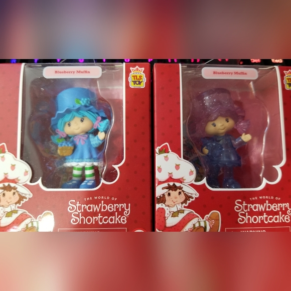 Strawberry Shortcake Cheebee Series 2 Blueberry Muffin And Transparent Version - Picture 1 of 6